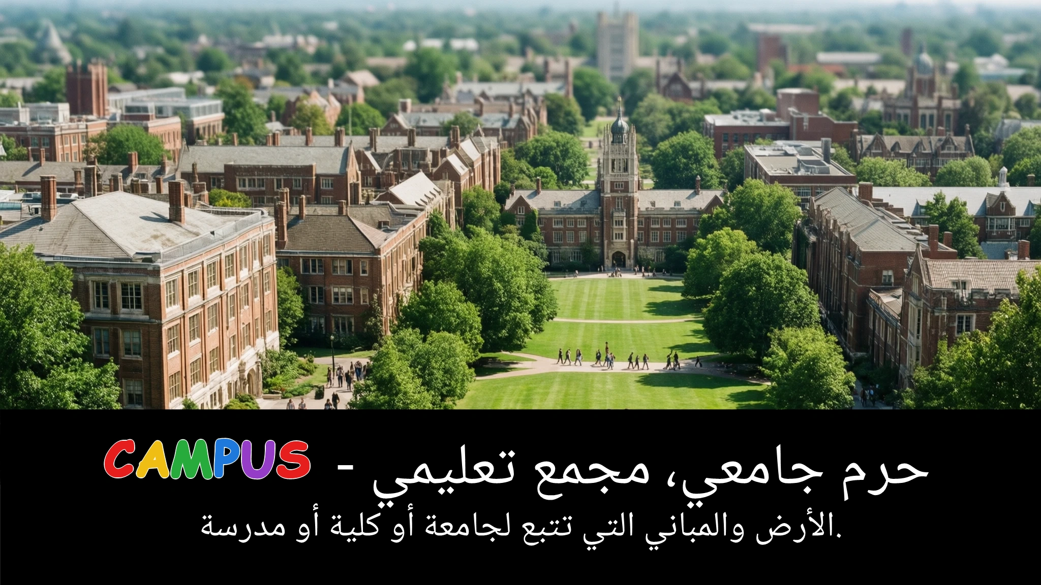 Arabic Illustration for campus